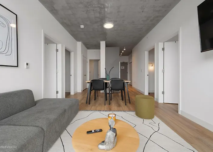 Post Getaway Ideal 4br For Groups Apartamento Chicago